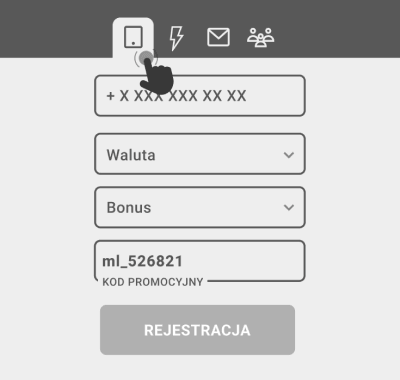 Rejestracja według numeru telefonu