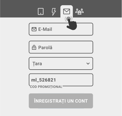 Înrеgіѕtrаrеа рrіn е-mаіl