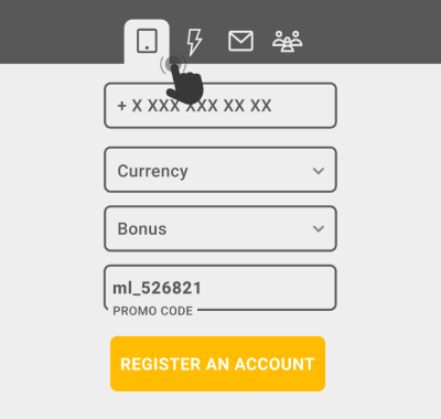 Rеgіѕtrаtіοn bу рhοnе